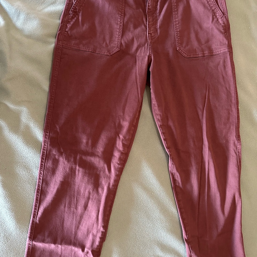 Women's Straight Leg Pants in Chocolate Brown